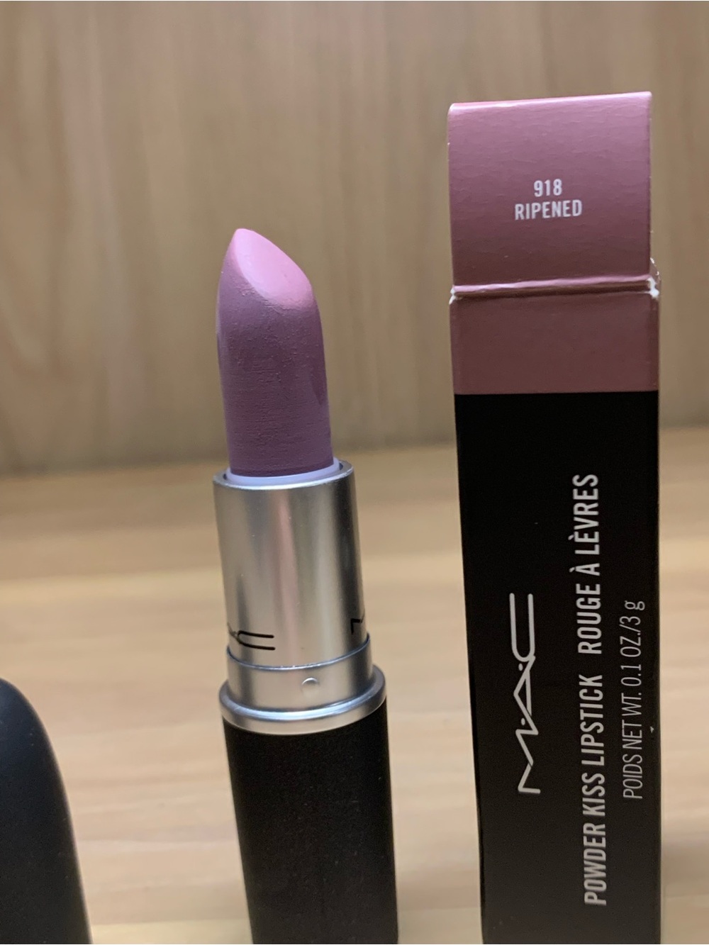 MAC Cosmetics Powder Kiss Lipstick — Ripened (918) Pink Mauve